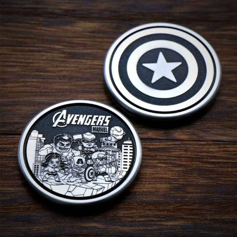 Haptic-Coin-Avengers-Stainless-steel