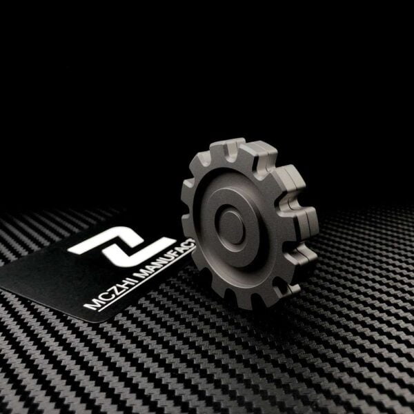Haptic Coin Gearwheel-Titanium-alloy