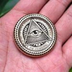 Eye of God haptic coin Brass Edition