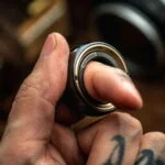 Mechanic C Fidget Spinner Ring Haptic Coin