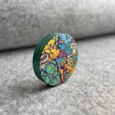 Pokemon Titanium Alloy Painting Version Fidget Haptic Coin 2nd